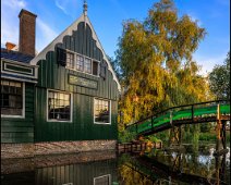 Zaanse Schans Museum View of the entry point Zaanse Schans museum, Netherlands.