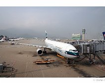Airbus A330-300 in Hong Kong