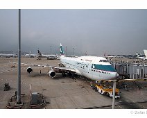 Boeing 747 in Hong Kong
