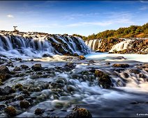 Bruarfoss Waterfall Iceland The Bruarfoss waterfall in Iceland.