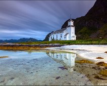 Gimsøy Church The famous church in Gimsoy, Lofoten.