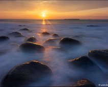 Uttakleiv Beach Lofoten Sunset