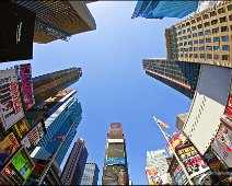 8mm Fisheye Times Square New York