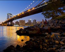 Manhattan Bridge Blue Hour