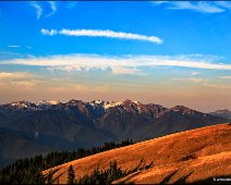 Mountains Olympic National Park Sunrise